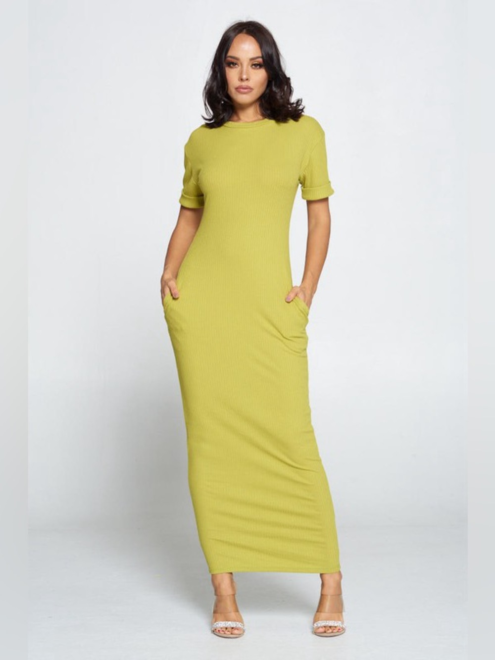 #18 St. Barts Kiwi Maxi Dress